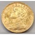 SWITZERLAND 1935 B . TWENTY 20 FRANCS . GOLD COIN